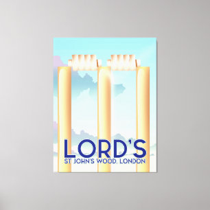 Lord's St John's Wood, London Canvas Print
