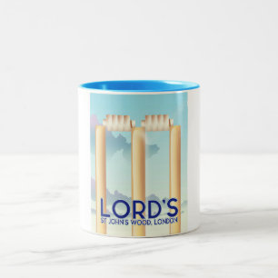 Lord's St John's Wood, London Two-Tone Coffee Mug