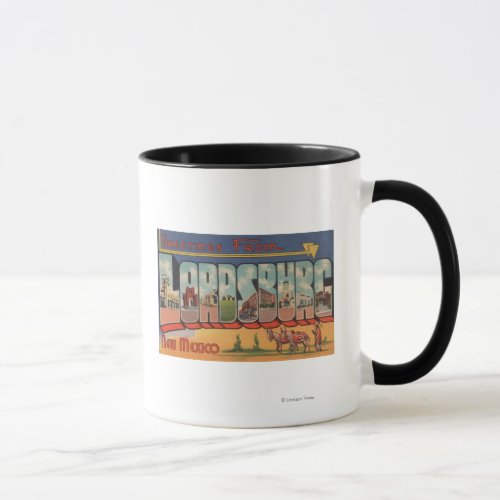 Lordsburg New Mexico _ Large Letter Scenes Mug