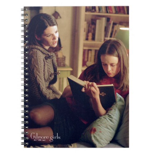 Lorelai and Rory Sitting in Bedroom Notebook
