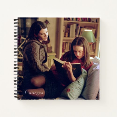 Lorelai and Rory Sitting in Bedroom Notebook