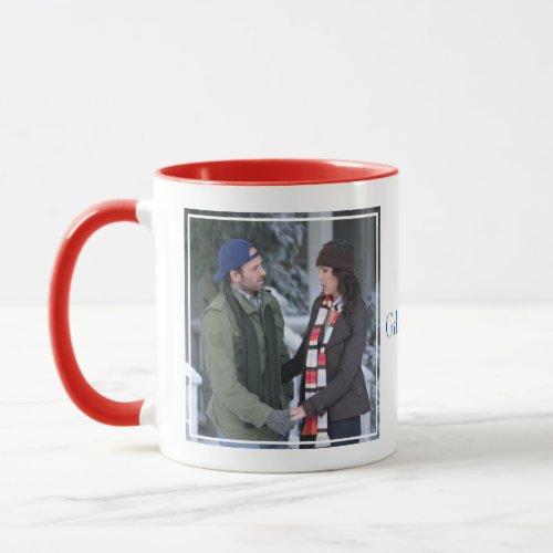 Lorelai  Luke Holding Hands in the Snow Mug