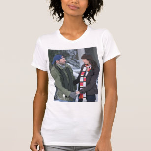 Lorelai & Luke Holding Hands in the Snow T-Shirt