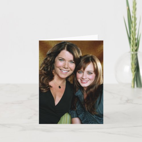 Lorelai  Rory Close_Up Portrait Note Card