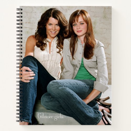 Lorelai  Rory Sitting Portrait Notebook