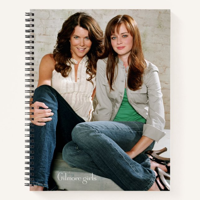 Lorelai & Rory Sitting Portrait Notebook (Front)