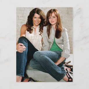 Lorelai & Rory Sitting Portrait Postcard