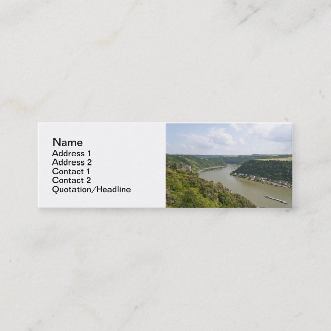 Lorelei Mini Business Card (Front)