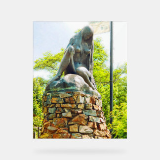 Lorelei Rhine River Statue Painting Effect Acrylic Sign