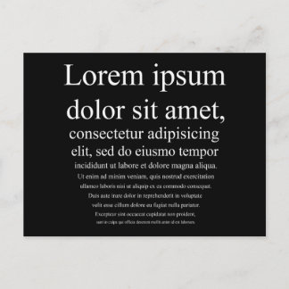 Lorem Ipsum Postcard