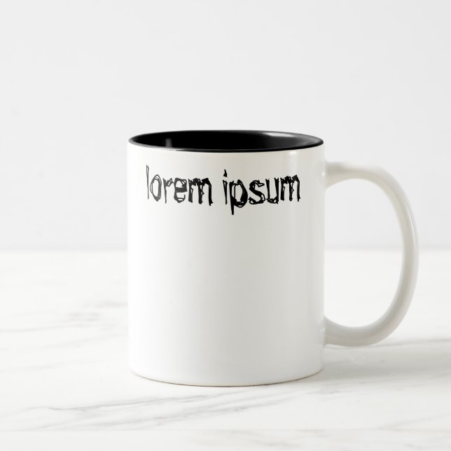 Lorem ipsum Two-Tone coffee mug (Right)