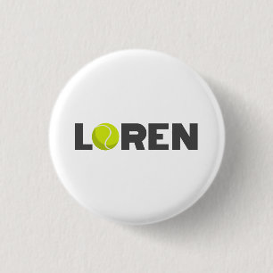 Loren Tennis Button