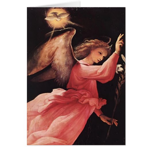 Lorenzo Lotto- The Angel of the Annunciation (Front)