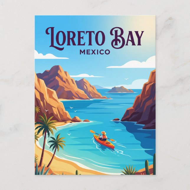 Loreto Bay Mexico Postcard (Front)
