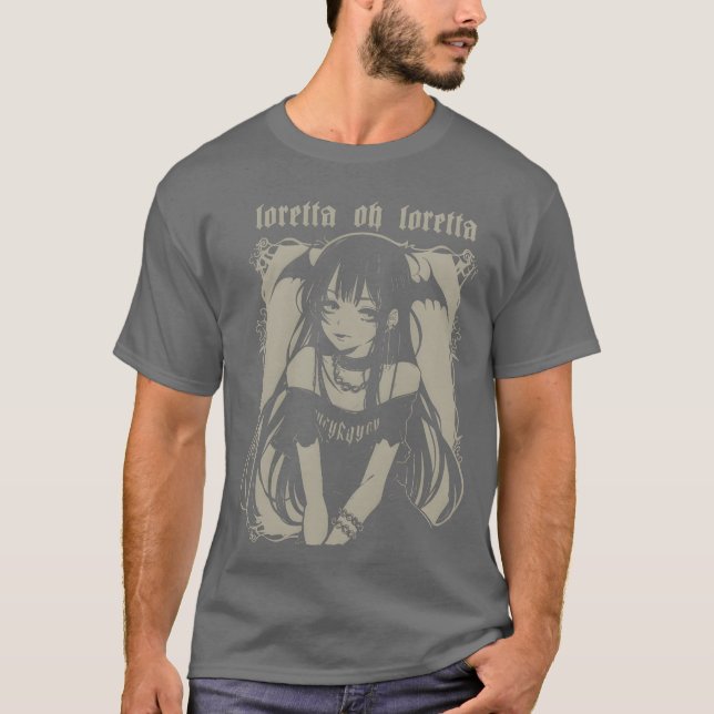 Loretta retro T-Shirt (Front)
