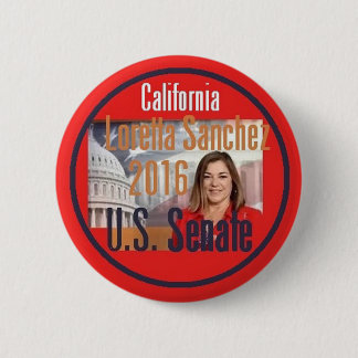 Loretta SANCHEZ Senate 2016 Button