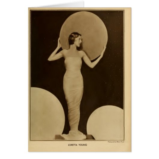 Loretta Young 1930 beautiful portrait movie star (Front)