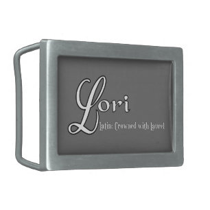 Lori Personalized Name Gifts Belt Buckle