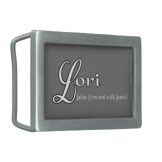 Lori Personalized Name Gifts Belt Buckle