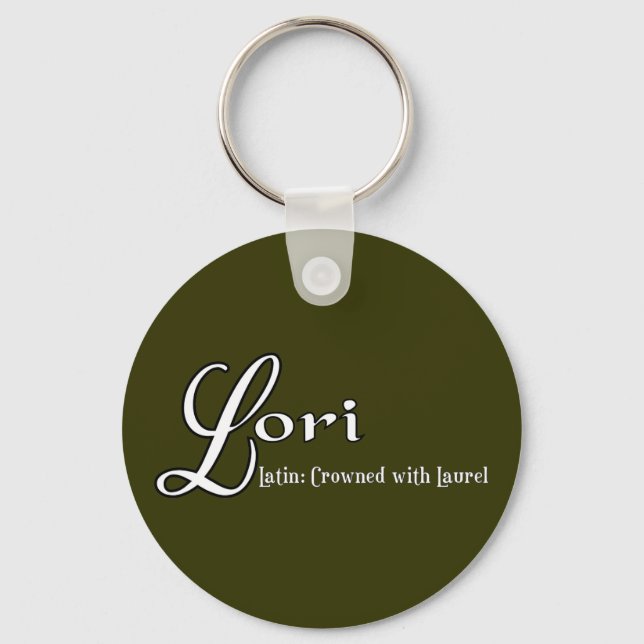 Lori Personalized Name Gifts Keychain (Front)