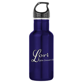 Lori Personalized Name Water Bottle