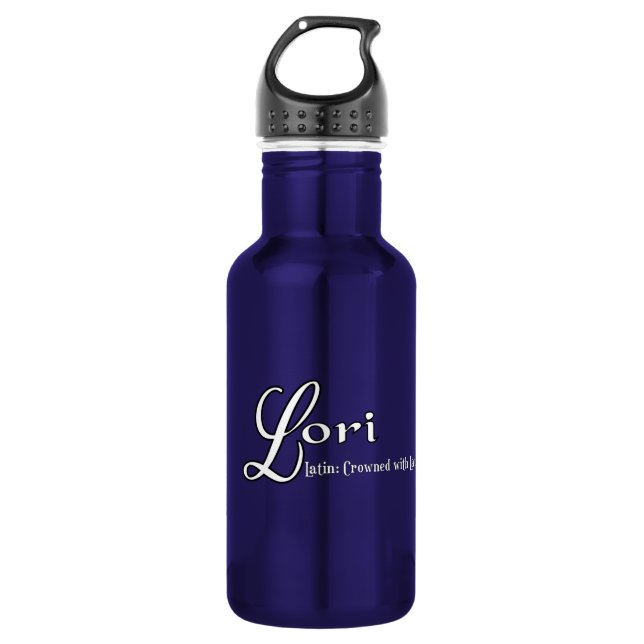Lori Personalized Name Water Bottle (Front)