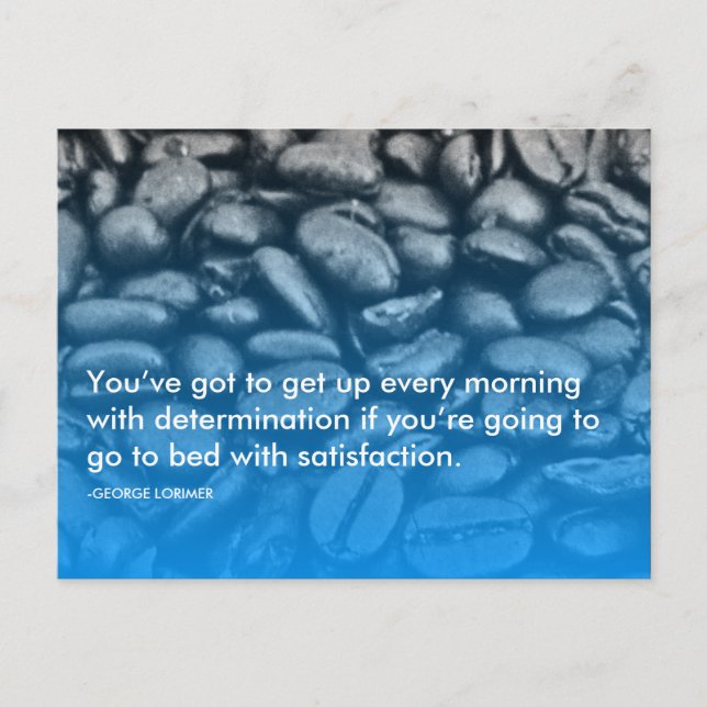 lorimer determination quote postcard (Front)
