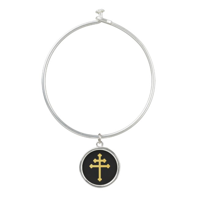 Lorraine cross bangle bracelet (Front)