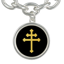 Lorraine cross charm bracelet