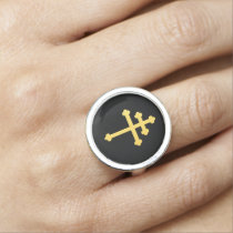 Lorraine cross ring