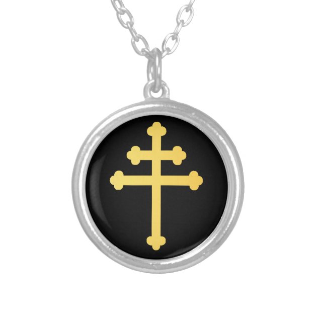 Cross of lorraine on sale necklace