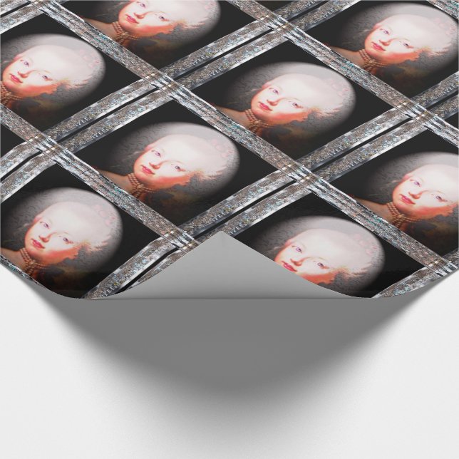 Lorraynna French Baroque Ultra Vertical (30 feet) Wrapping Paper (Corner)