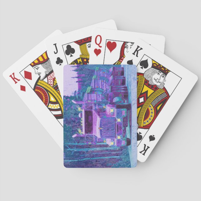 Lorry Big Rig Truck-Driver's Card Deck (Back)