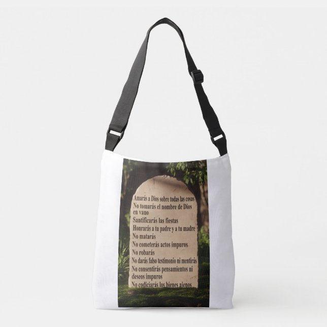 Los 10 mandamientos crossbody bag (Front)