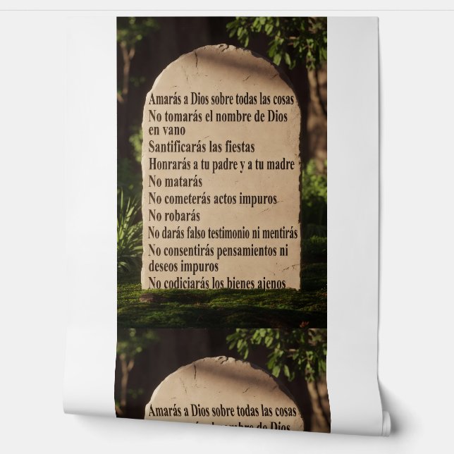 Los 10 mandamientos wallpaper  (Unrolling)