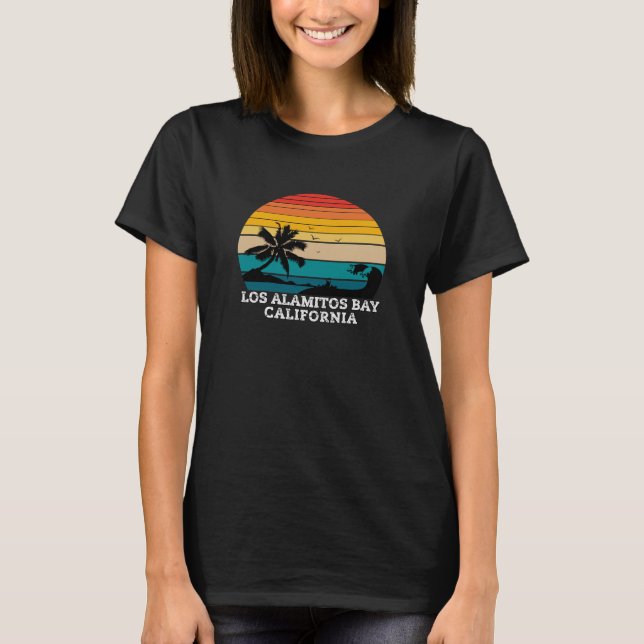 Los Alamitos Bay California Beaches T-Shirt (Front)