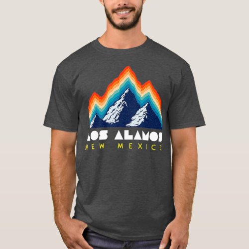 Los Alamos New Mexico   Ski Resort 1980s Retro T_Shirt