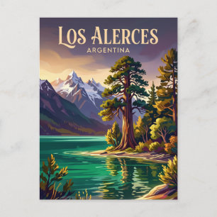 Los Alerces National Park Argentina Postcard