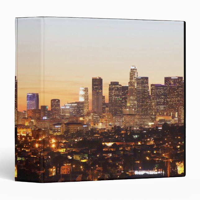 Los Angeles 3 Ring Binder (Front/Spine)