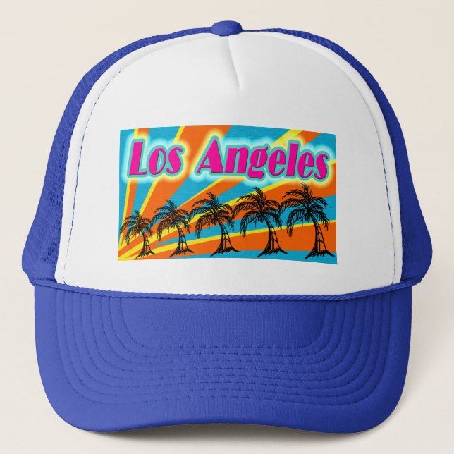 Los Angeles 5 Palm Trees Hat (Front)