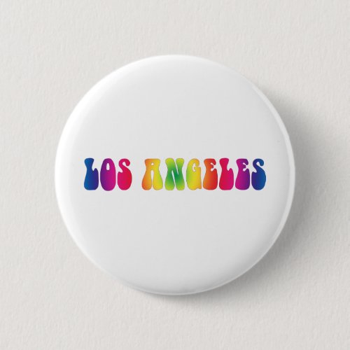 Los Angeles 60s Tie Dye Pinback Button