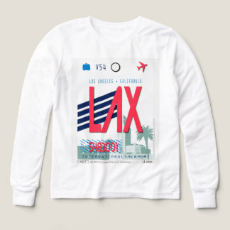 Los Angeles Airport Baggage Poster Tri-Blend Shirts