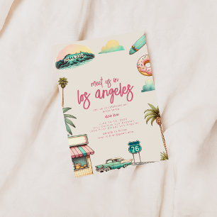 Los Angeles Bachelorette Party Invite