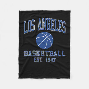 Los Angeles Basketball  Fleece Blanket
