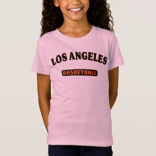 Los Angeles Basketball Girls T_shirt