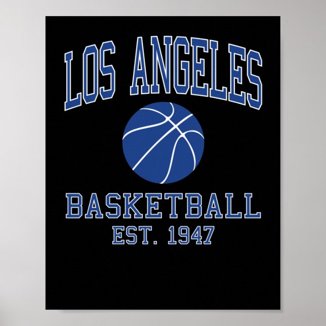 Los Angeles Basketball  Poster (Front)
