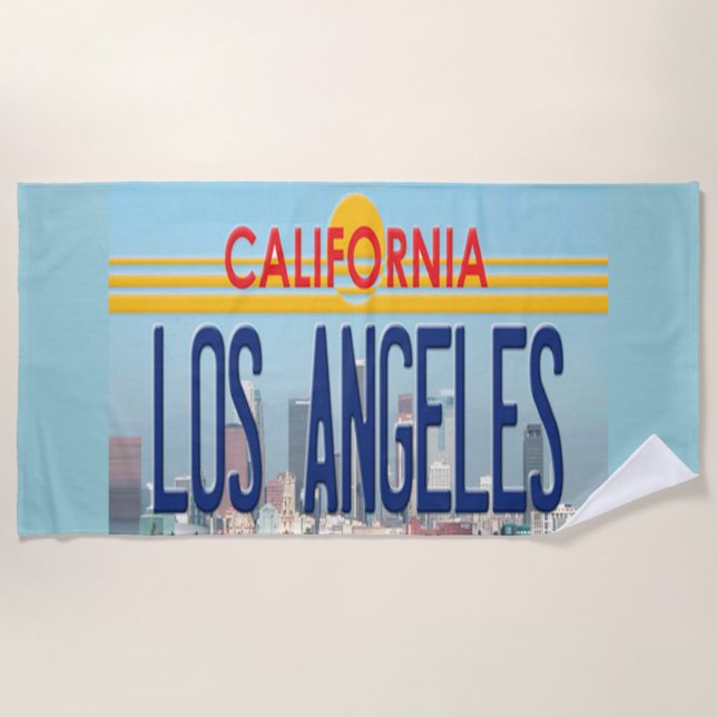 Los Angeles Beach Towel (Front)