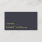 Los Angeles Business Card (Back)