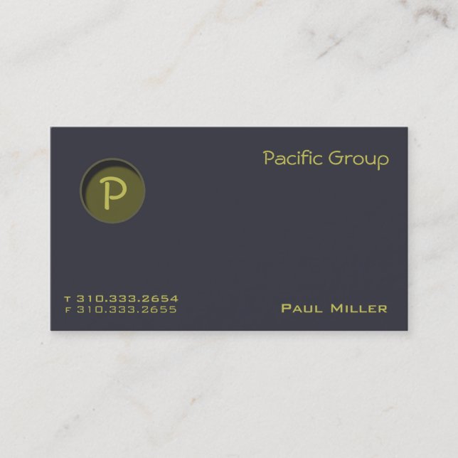 Los Angeles Business Card (Front)