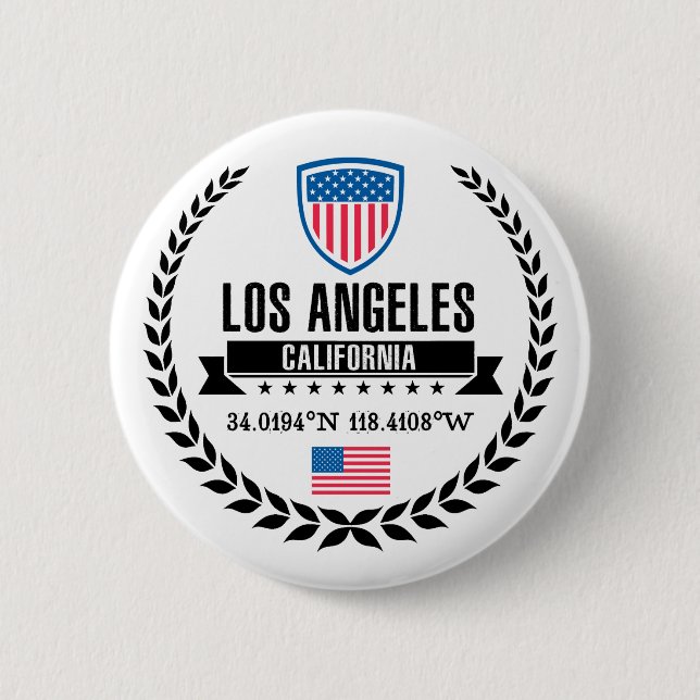 Los Angeles Button (Front)